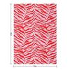 Tiger Print - Red and Pink Throw Blanket Personalized Gift Cute Plaid on the sofa Decoratives Blankets