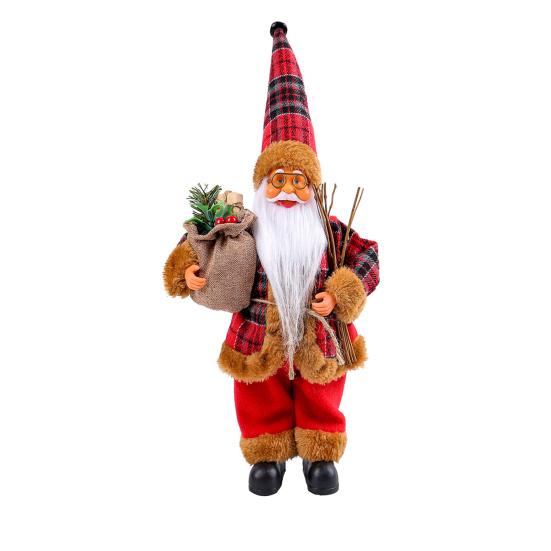 Рождественские украшения в виде куклы Санта-Клауса, милая реалистичная фигурка Санта-Клауса, праздничное украшение для дома, кухни, отеля