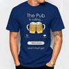 2026 New Unisex Pure Cotton Tee Funny Pub Calling Incoming Call Beer Mugs Print Drinking Humor Streetwear Summer Loose Fit Tshirt