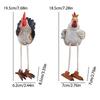 2pcs Decorative Hanging Turkey Couple Figurines Handmade Miniature Figurine Sculpture  Gift