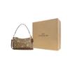 Coach Clara 26 Classic Monogram Large Capacity Snowflake Print Color Block Signature Coated Canvas Smooth Leather Shoulder Bag CN688-IMWD9