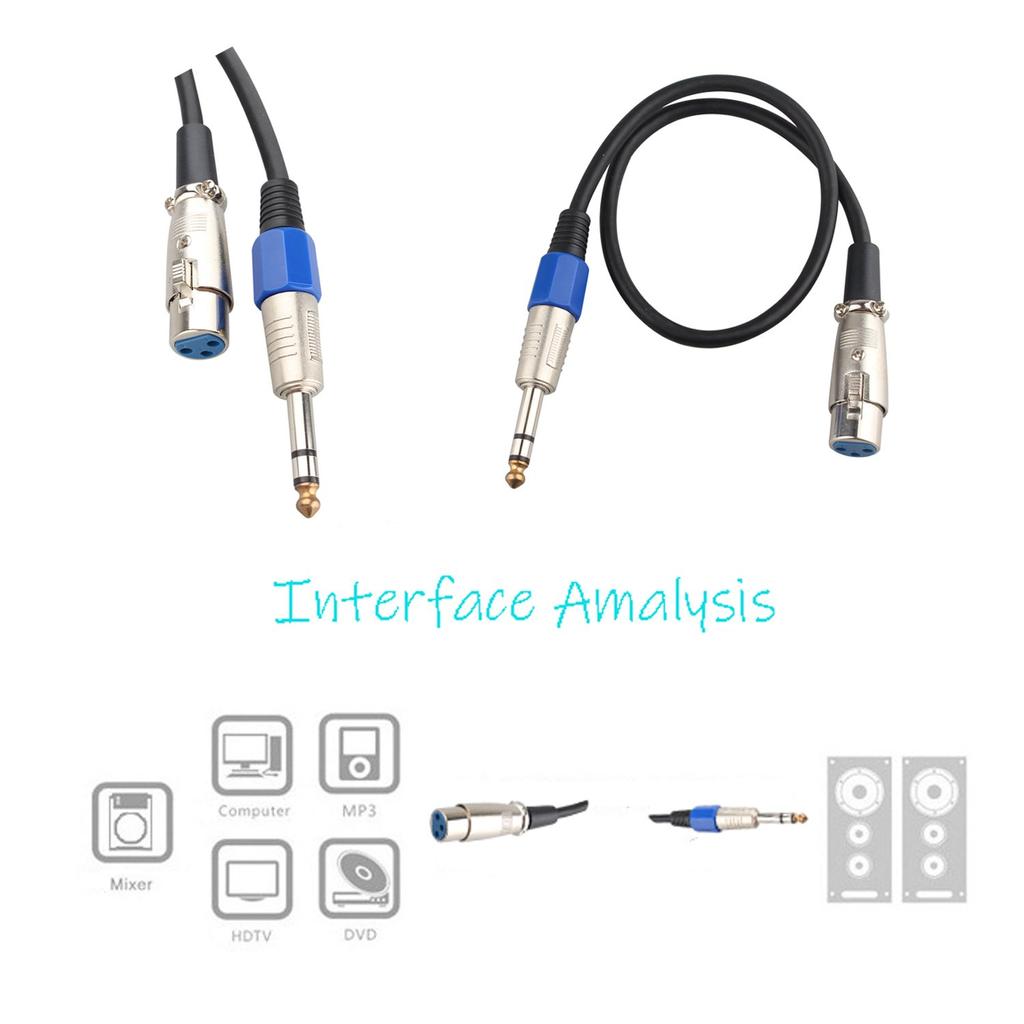 Стерео мужской - XLR женский аудио микрофонный удлинительный кабель для акустической системы или другого профессионального звукозаписи 6,35 мм кабель, усилитель, микрофон,
