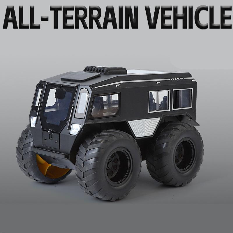 1:24 Sherp Alloy Модель Грузовика Квадроцикла Литьевой Металл Внедорожные Транспортные Средства Модель Автомобиля Звук и Свет Имитация Детская Игрушка Подарок