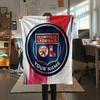 Custom Name Olympique Lyonnais Flannel Blanket, High quality Comfortable for All Seasons, Home Decor, Warmth and Comfort
