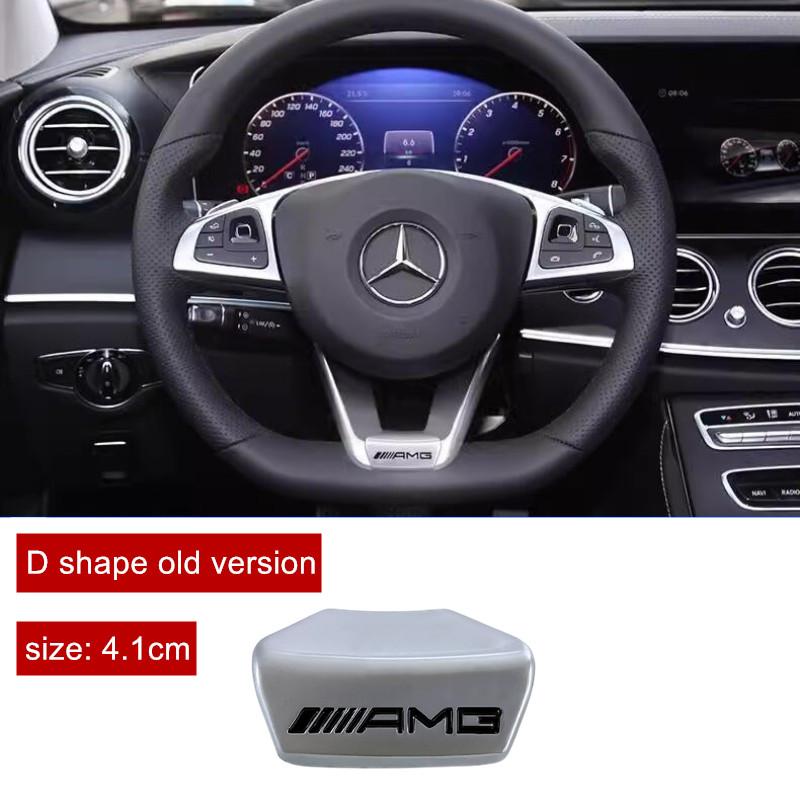 GOX3 Автомобильная эмблема Наклейка на руль Декор Для Mercedes Benz AMG Smart Maybach W204 GLC CLA W205 W203 Внутренние накладки GE538