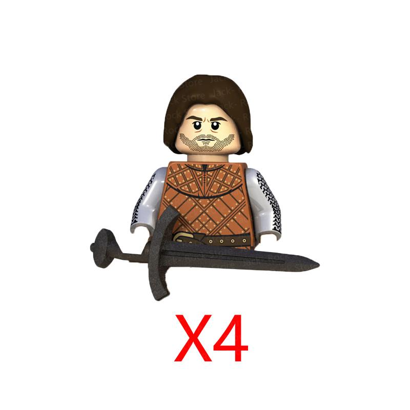 Военные Строительные Блоки Фигурки Солдат Подарки Игрушки Серия Кино Фантастика Средневековый Рыцарь Легион Оружие Щит Флаг MOC