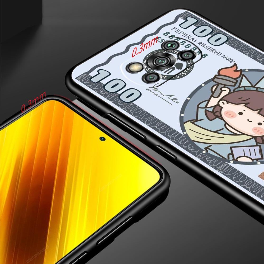 Мультяшный Чехол-Бампер для Телефона для Xiaomi Poco F7 Ultra F6 F5 F4 F3 X6 X5 X4 X3 NFC C51 C55 M4 GT 5G Мягкий ТПУ Чехол Fundas Capas