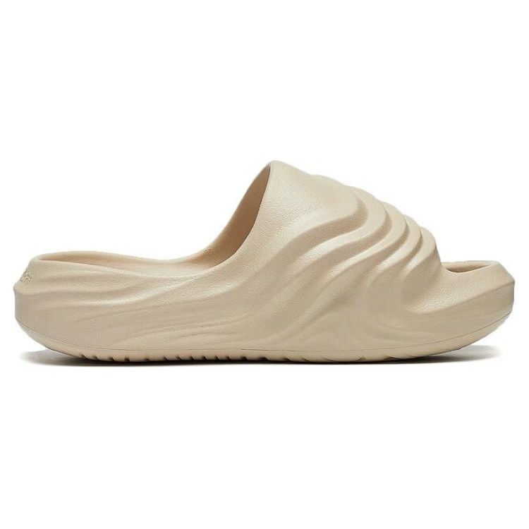 Li Ning Puff Slay модные удобные легкие спортивные сандалии-слайды женская обувь светло-бежевый AZST006-3