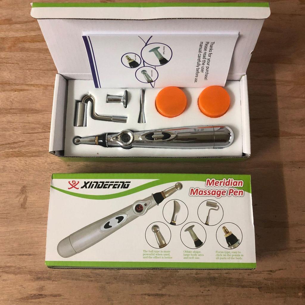 Автоматическая электронная акупунктурная массажная ручка для меридианной энергетической терапии