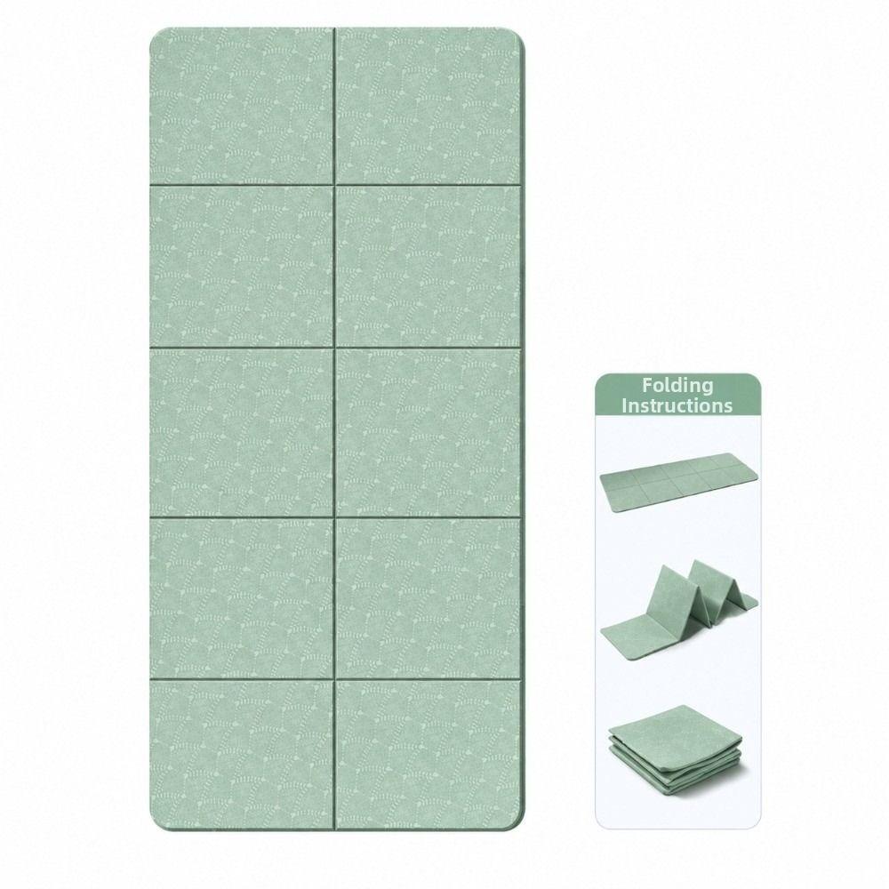Non-Slip Travel Fitness Mat Foldable Pilates Mat Versatile Exercise Mat For Floor Workouts Dance