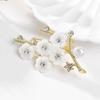 Shell Plum Blossom Brooches Pins For Women Vintage Flower Brooch For Wedding Partyedding Party Gift