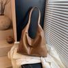 Sleek And Spacious Womens Shoulder Bag Trendy Bucket Shape Ideal For Daily Wear