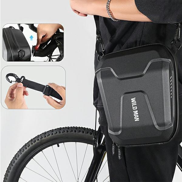 Etui na rower WILDMAN E8 sakwa na ramę Czarna