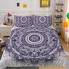 3D Mandala Printing Comforter Cover Set Double Size Polyester Duvet Cover Fashion Highend Home Bedclothes