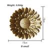 Golden Wall Decoration Pendant Nordic Light Luxury Round Wall Hanging Decor Metal Irregular Disc Wrought Iron Room Home Decor