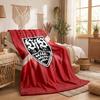VfB Stuttgart Theme Fleece Blanket Cozy Soft Plush Blanket For Bedroom Couch Travel