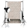 3x5ft Vinyl Gray Damask Photography Backdrop Solid Color Floor Photo Background