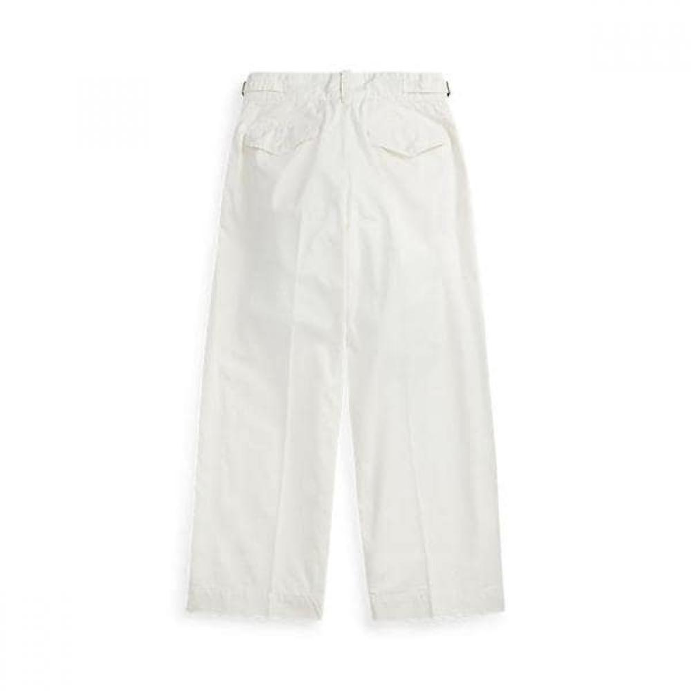 Double Rl Crop Poplin Wide Leg Pants Wmrrpntnm420004100