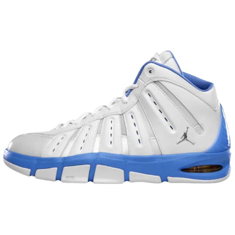 Jordan Баскетбольные кроссовки Melo M7 Vintage Мужские Бело-синие 414843-101