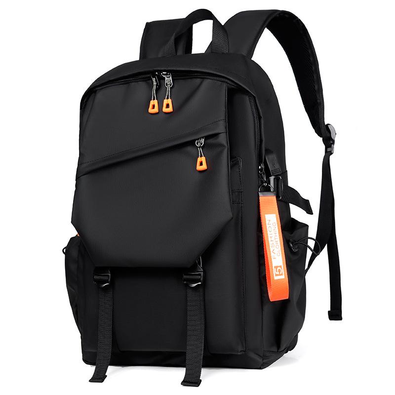 Casual School Bag Male High School Student Fashion Large Capacity Backpack Outdoor Travel Bag Multi-functional College Student Backpack Tide