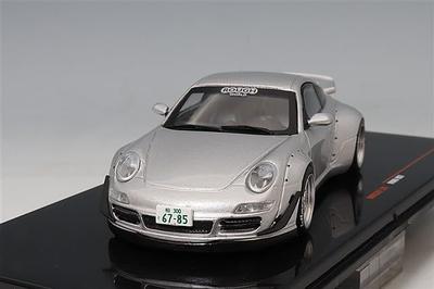 Kokusai Boeki ixo Масштабная модель RWB 997 Серебристый Готовая модель MOC337 1/43