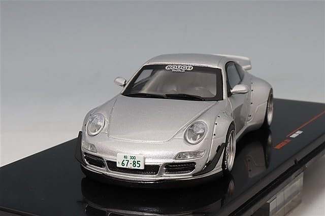 Kokusai Boeki ixo Масштабная модель RWB 997 Серебристый Готовая модель MOC337 1/43