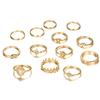 Парные кольца для женщин Anillos Mujer Gold Ring Set Bagues Anillo Bohemian Jewellery Slytherin Accessories Couple Gift Sygnety
