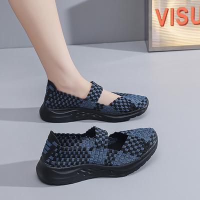 Летние женские сандалии Комфортные повседневные Мягкие Легкие Сандалии Балетки Мэри Джейн Обувь Большого размера