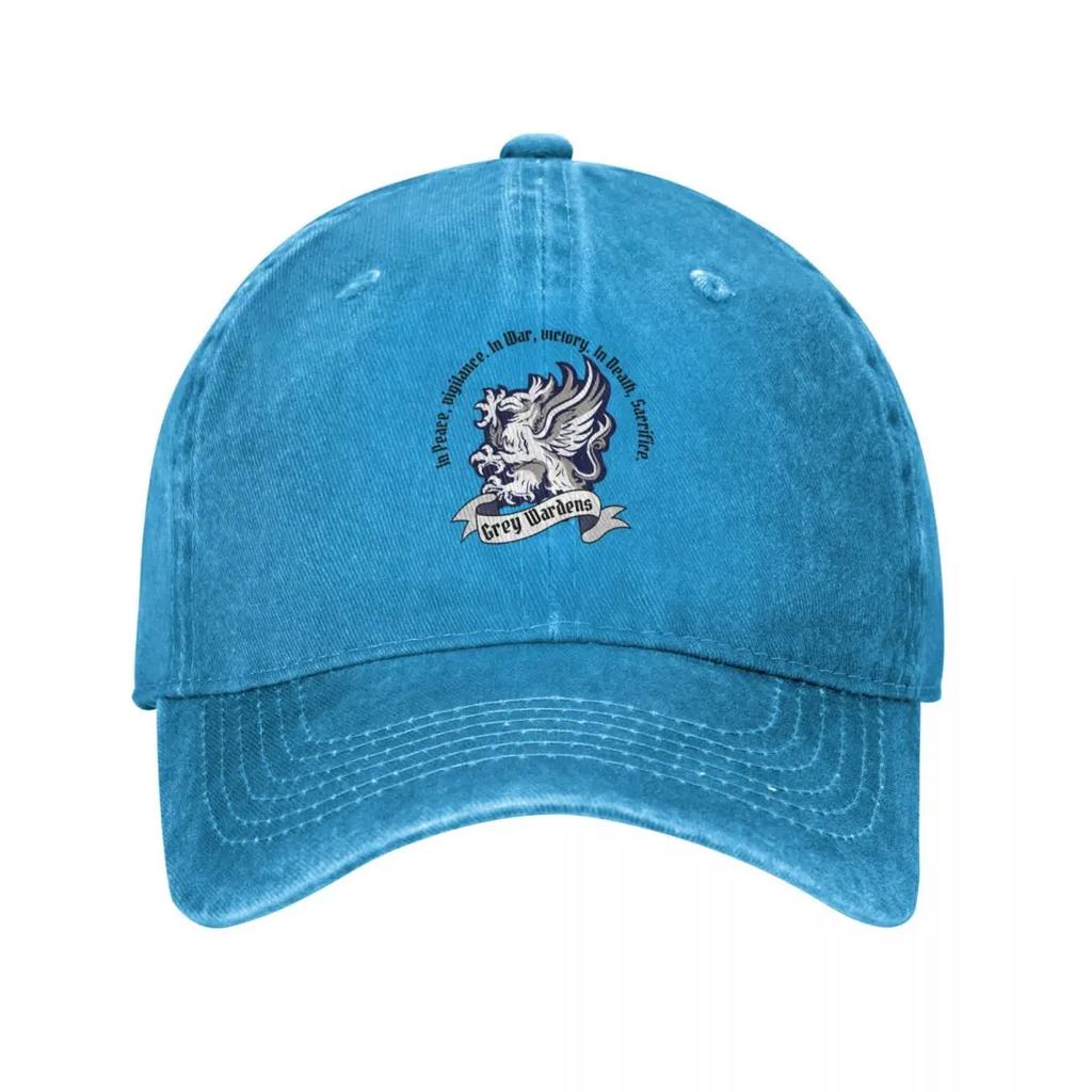 Grey Wardens Dragon Age Origins Logo and Quote Baseball Cap Golf fishing hat Wild Ball Hat custom caps For Unisex Womens