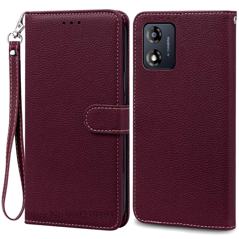 Для Motorola E13 чехол-кошелек кожаный флип-чехол для Moto E13 чехол мягкая подставка книжка чехол чехол Fundas Capa Shell