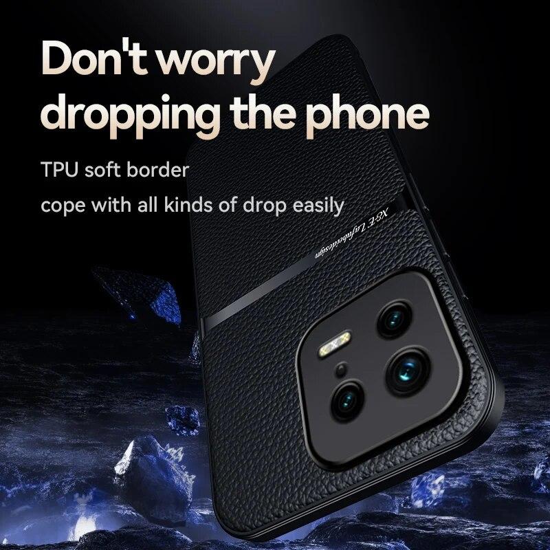 Чехол для Xiaomi 13 Pro, роскошные кожаные магнитные чехлы для телефонов Xiomi Xiaomy Mi13 Mi 13 13 Pro, противоударный бампер, мягкая задняя крышка