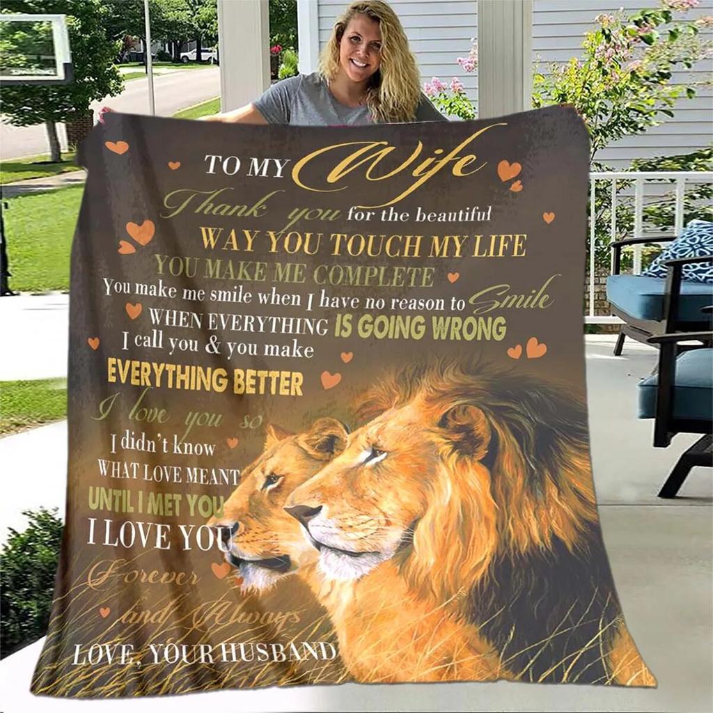 Одеяло для дочери с принтом, фланелевое одеяло для дивана, одеяло для моей дочери, Лев, Тигр, люблю тебя, мама, папа, волк, подарки для дочери