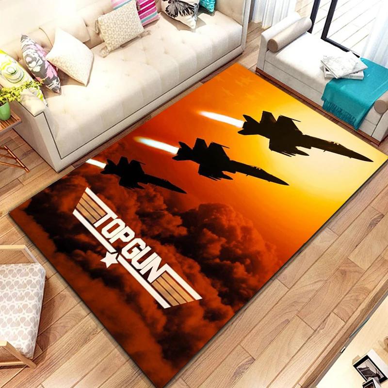 Классический фильм Топ Ган Знак Том Круз Ковер Коврик для Дома Гостиной Спальни Дивана Придверный коврик Декор, Детский Ковер Противоскользящий Напольный Коврик