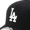 Кепка эластичная на застежке MLB LA черная 950SS LOSDOD BLK WHI 25J [New Era] S/M