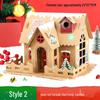 DIY Christmas Igloo Cookie House Kit for Kids with Reindeer Stickers