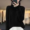 Women Jumper Autumn Winter Sweater Thick Merino Wool Turtleneck Casual Cashmere Knitwaer Pullover Korean Fashion Tops