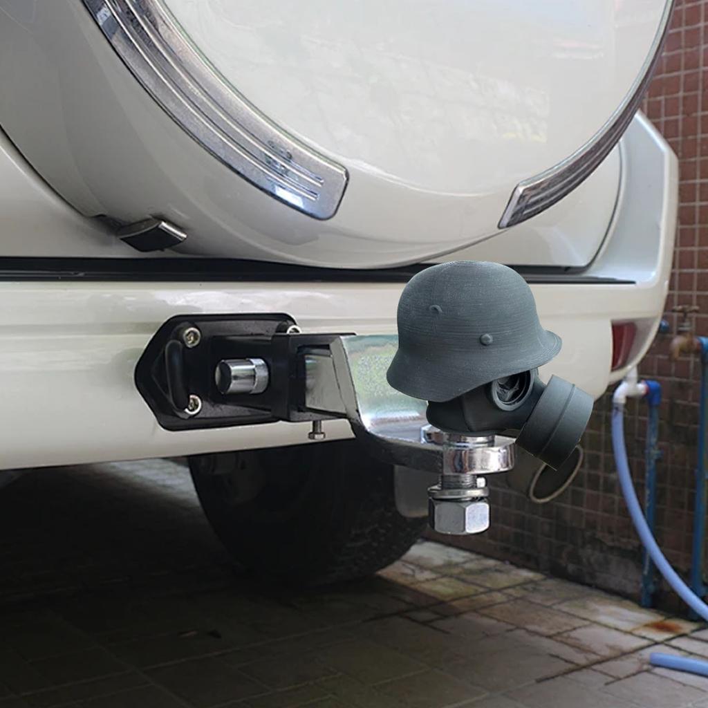 Крышка для сцепного устройства прицепа, крышки подшипников ступицы прицепа, защитная крышка для сцепного устройства в форме противогаза, универсальная заглушка для дышла