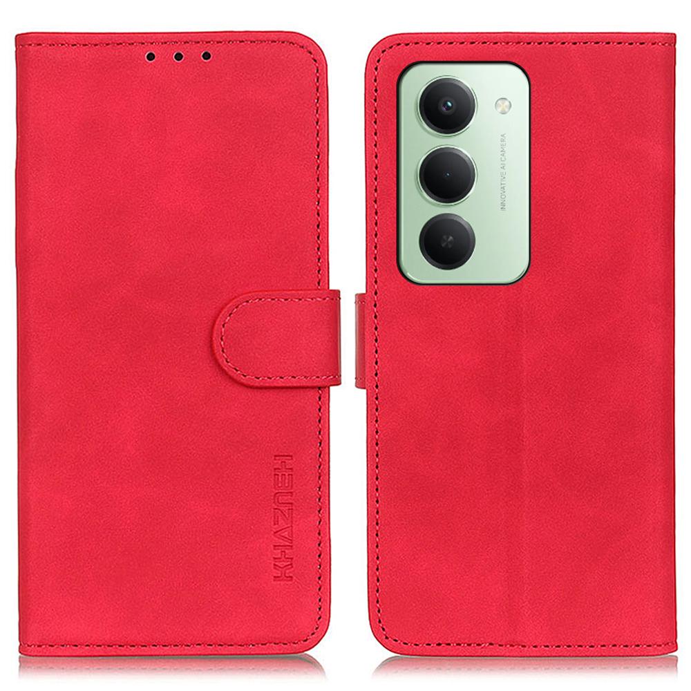 For Xiaomi Redmi 15 4G (EU) (171mm) Case PU Leather Retro Texture Phone Cover