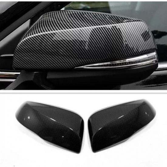 For Toyota Grand Highlander 2024 Carbon Fiber Side Mirrors Rearview Trim Cover