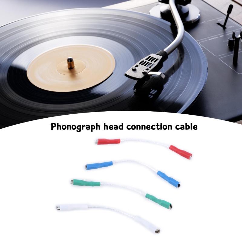Copper Turntables Headshell Cable Wire for Enhances Sound Performances