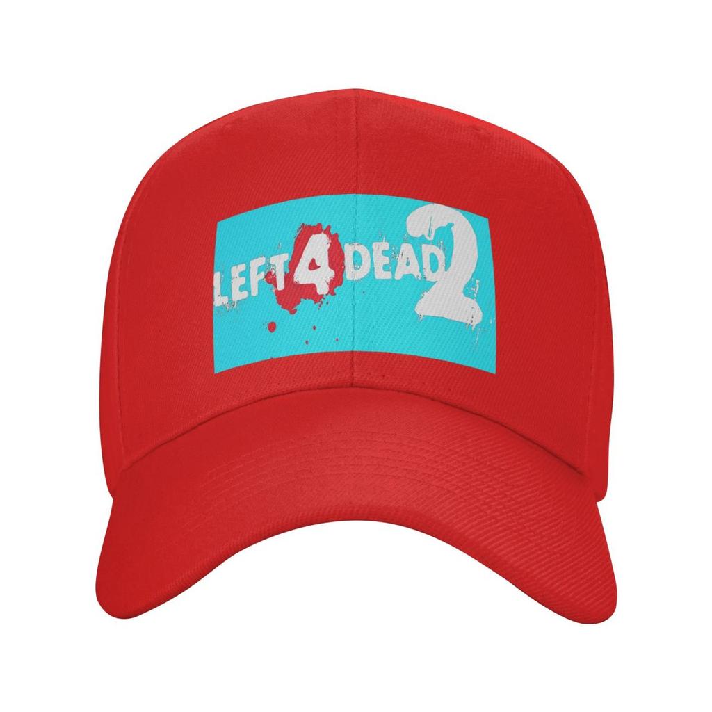 Кепки с принтом логотипа отряда Left 4 Dead 2 Модные головные уборы для мужчин и женщин Регулируемая кепка Хип-хоп Кепка-бейсболка Кепка
