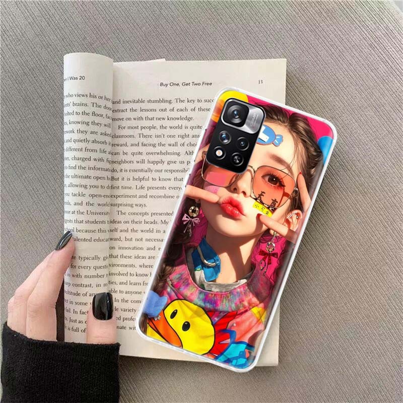 Молодежный, Живой, Модный Чехол Для Телефона Девушка Для Redmi Note 13 12 Pro Plus 14 15 Pro 5G 11 11T 11E 11S 10 Pro 10S 9 9S Чехол Ce