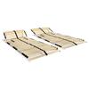 Maison Exclusive - Sommiers À Lattes Sans Matelas 2 Pcs Avec 28 Lattes 90x200 Cm