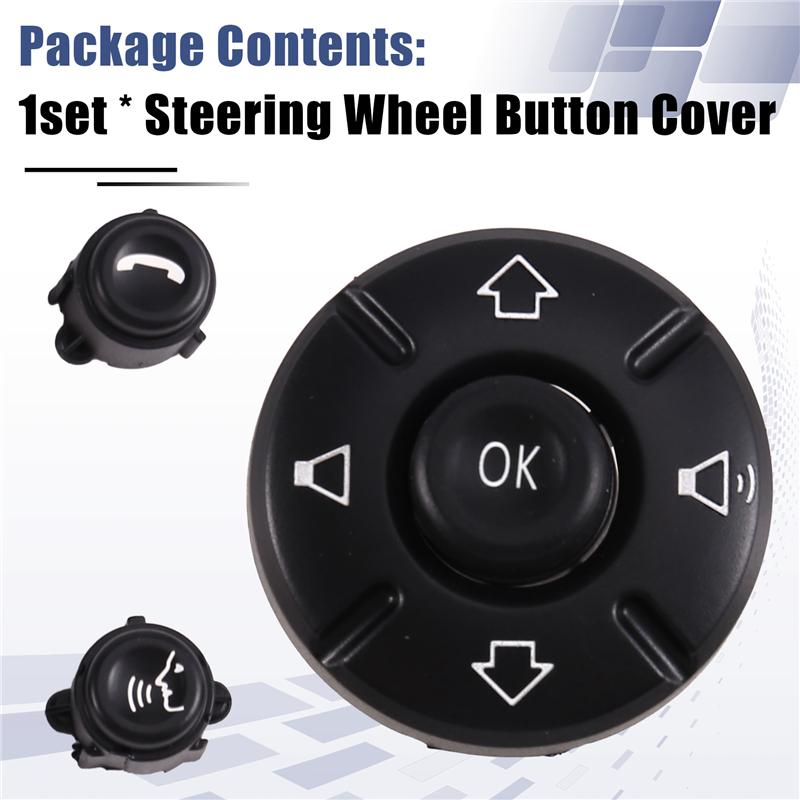 A16P-For MINI Cooper F60 F57 F56 F55 Steering Wheel Control Button Multifunction Lid 61319360507 61319360508 Car Accessories