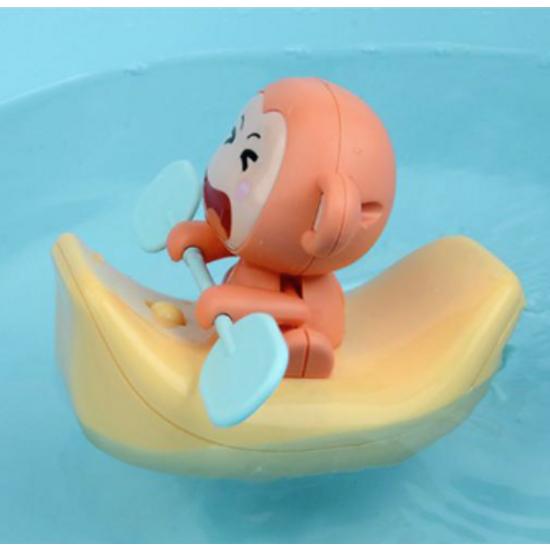 Let's Toy Monkey Banana Boat Bath Toy, Korean Bath Toys