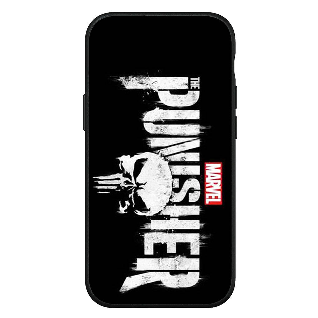 Чехол для iPhone 16 15 Xiaomi Redmi Note 14 13 12 11 Pro Max X 8 9 16e Samsung Galaxy S25 S24 S23 Moto G75 G85OPPO Huawei Punisher Marvel Phone Case