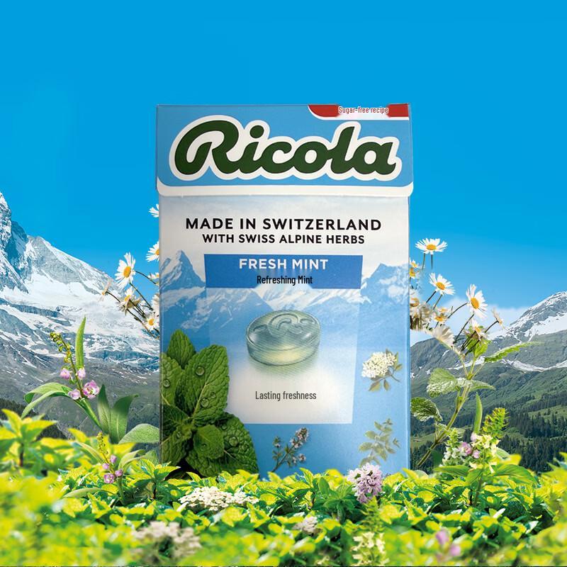 Ricola Mixed Three Flavors Sugar-Free Mints
