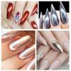 0,5 г зеркало для ногтей, блестящая пудра, гель-лак, пыль, блестящая золотистая, серебряная, тонкие хромированные хлопья, пигмент, сделай сам, дизайн ногтей, металл