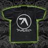 Aphex Twin Логотип Классическая Футболка Черная Футболка Подарок Фаната Унисекс Футболка