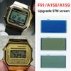 STN LCD Экран Для Casio F-91W F-105 A158 A159 A168 Серии Часов Модификация Обновление Высококонтрастный Дисплей Запасные Части